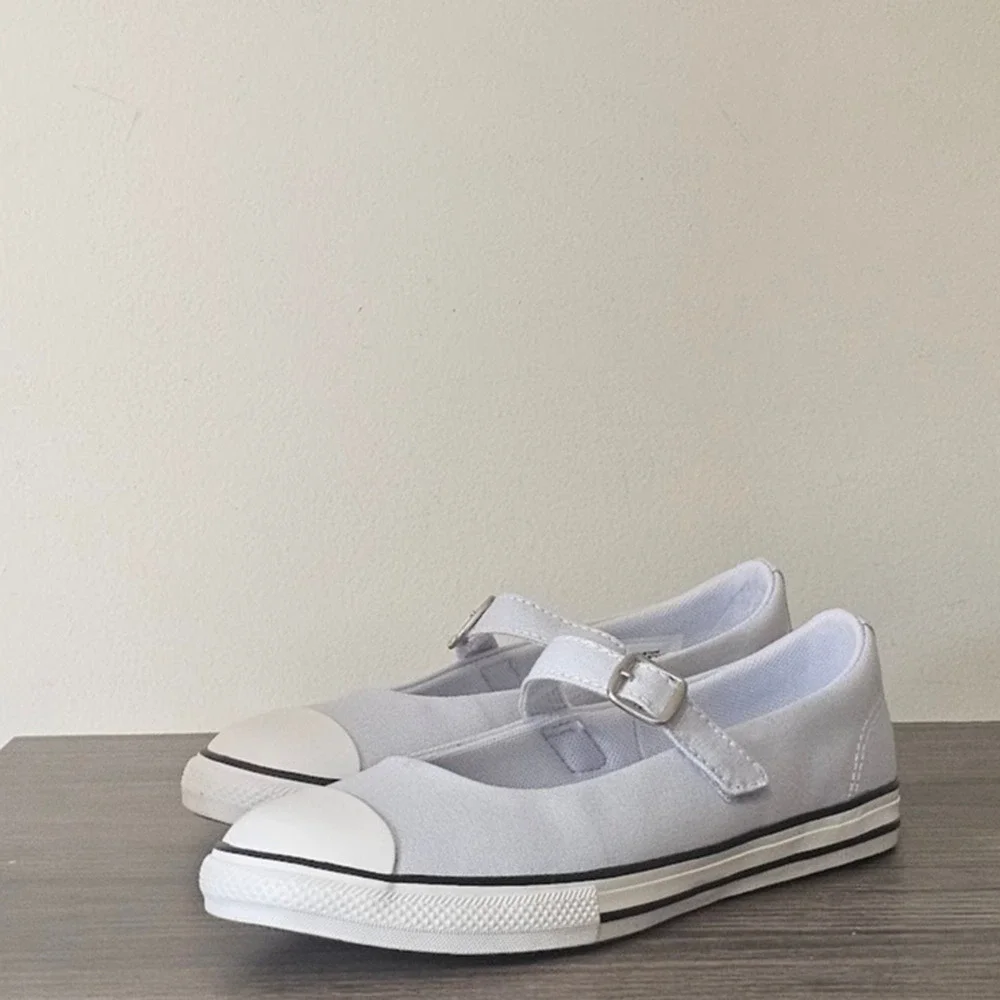Converse Youth CTAS Dainty Mary Janes Size 3 Blueberry Ice A13445F NWT